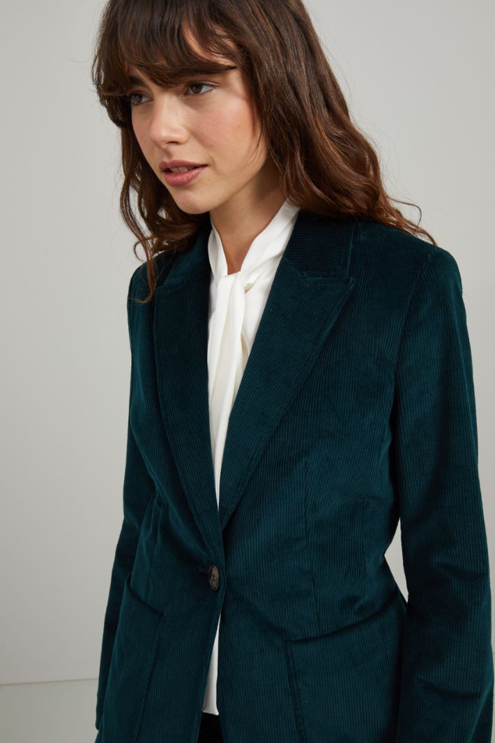 Blazer in velluto a coste  Fashion Market