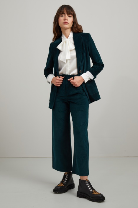 Blazer in velluto a coste Fashion Market