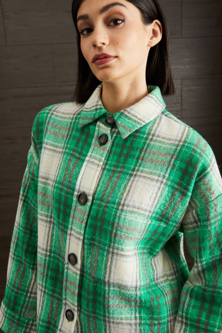 Giacca con bordi sfrangiati Fashion Market