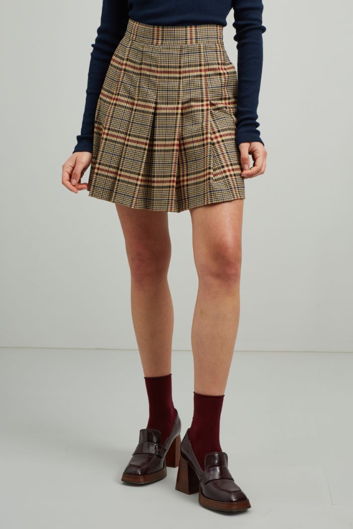 Minigonna a pieghe Fashion Market Minigonna a pieghe Fashion Market