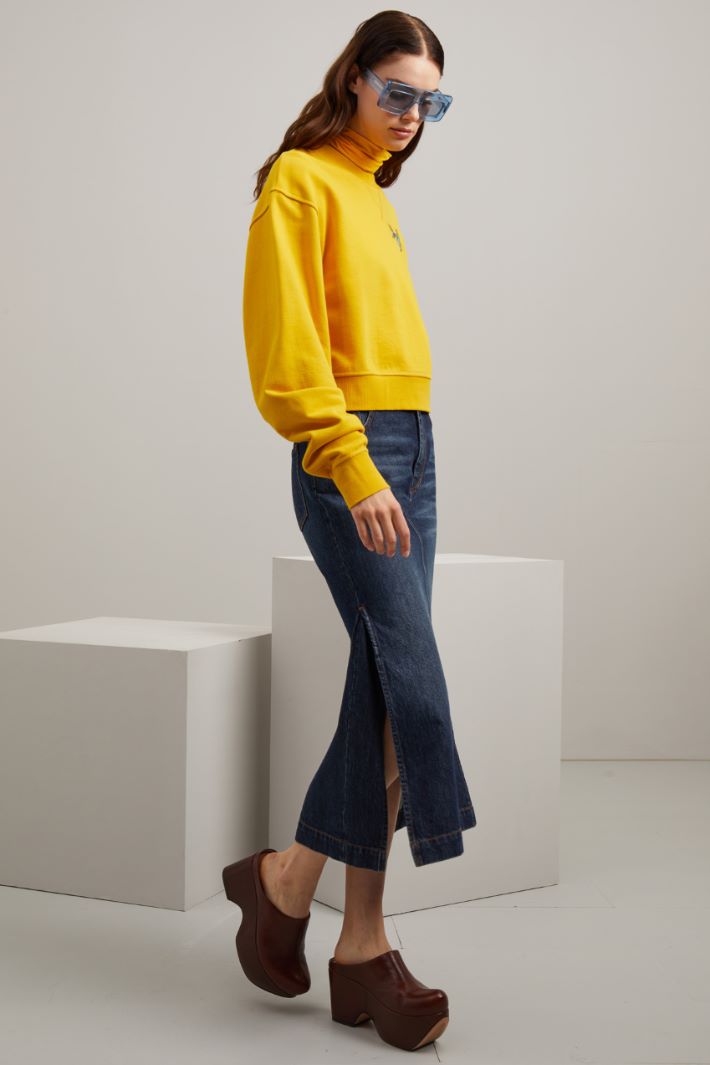 Gonna svasata in denim  Fashion Market