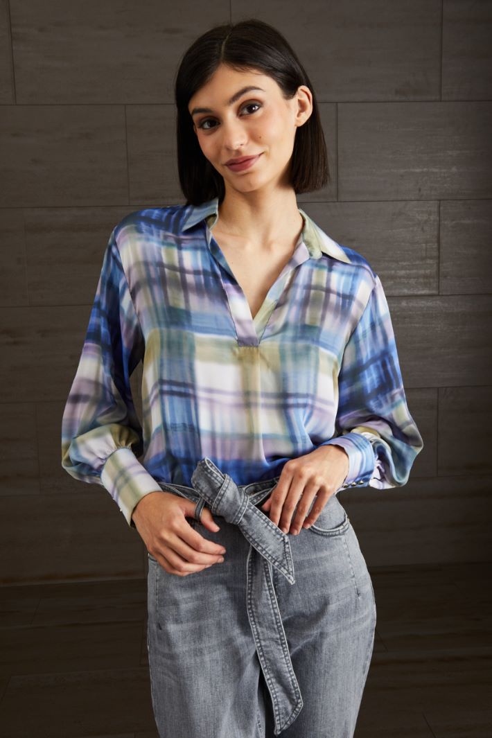 Casacca in raso stampato Fashion Market Casacca in raso stampato Fashion Market