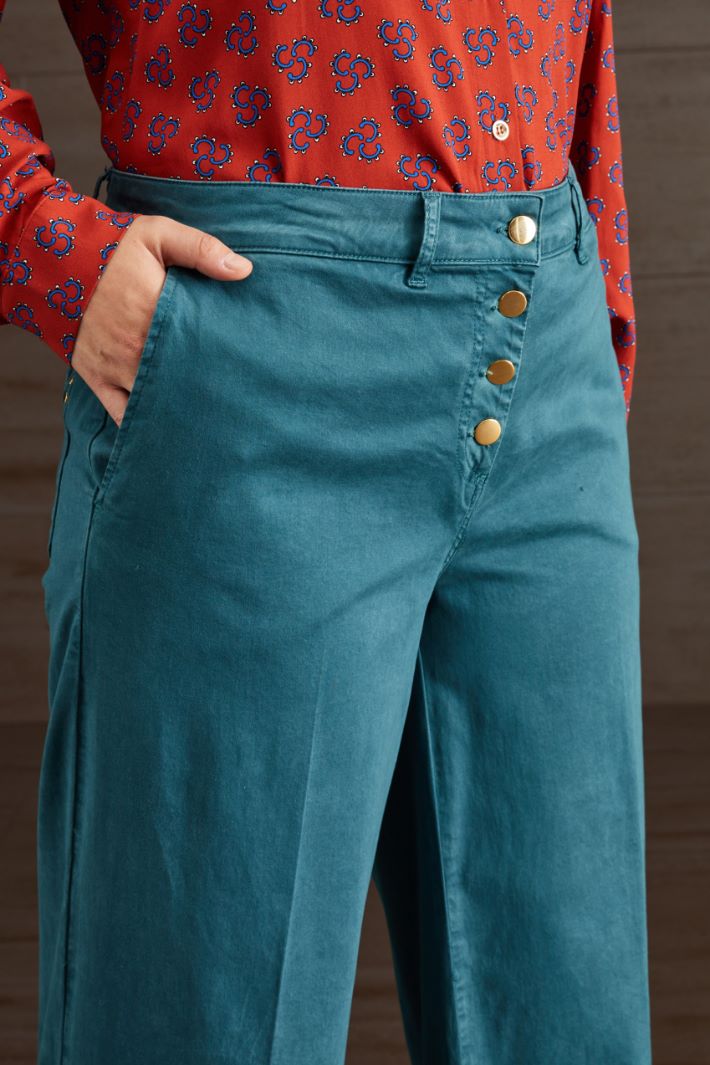 Pantaloni cropped in cotone Fashion Market Pantaloni cropped in cotone Fashion Market
