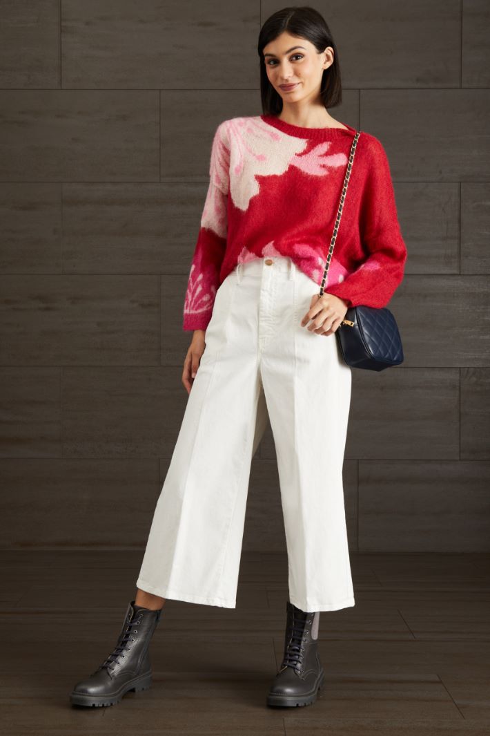 Pantaloni ampi in levantina Fashion Market Pantaloni ampi in levantina Fashion Market