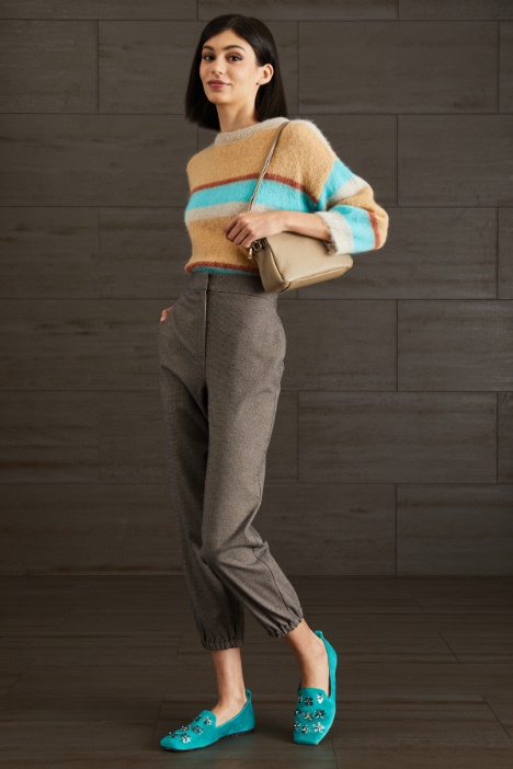 Pantaloni con elastico in vita Fashion Market