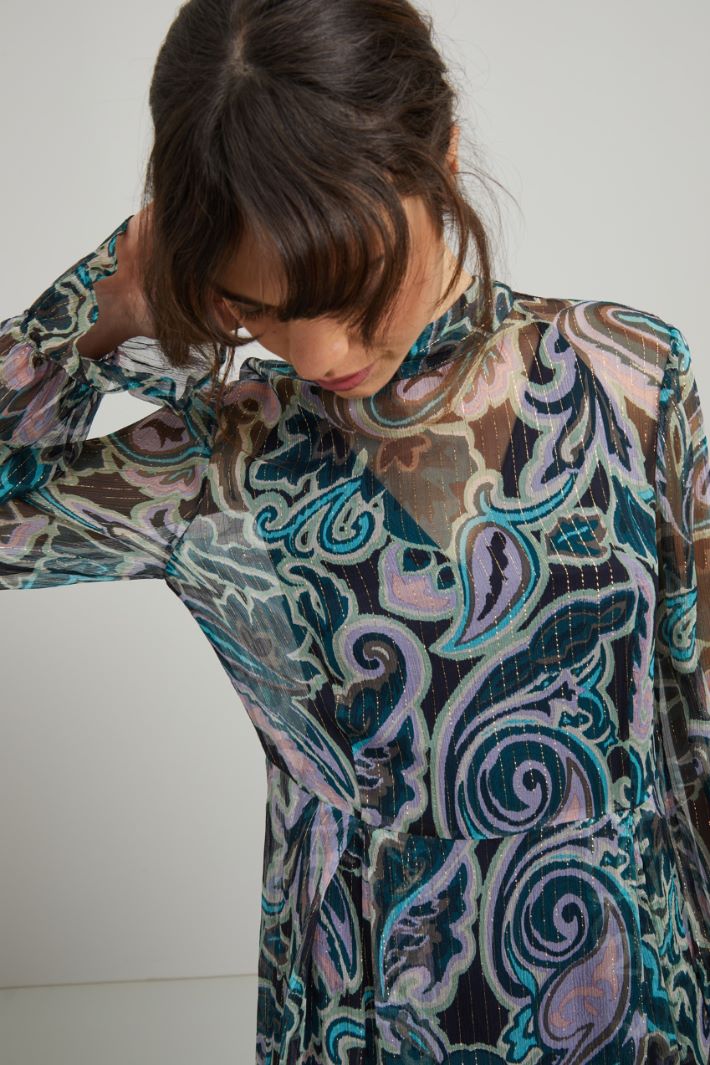 Abito corto in creponne Fashion Market Abito corto in creponne Fashion Market