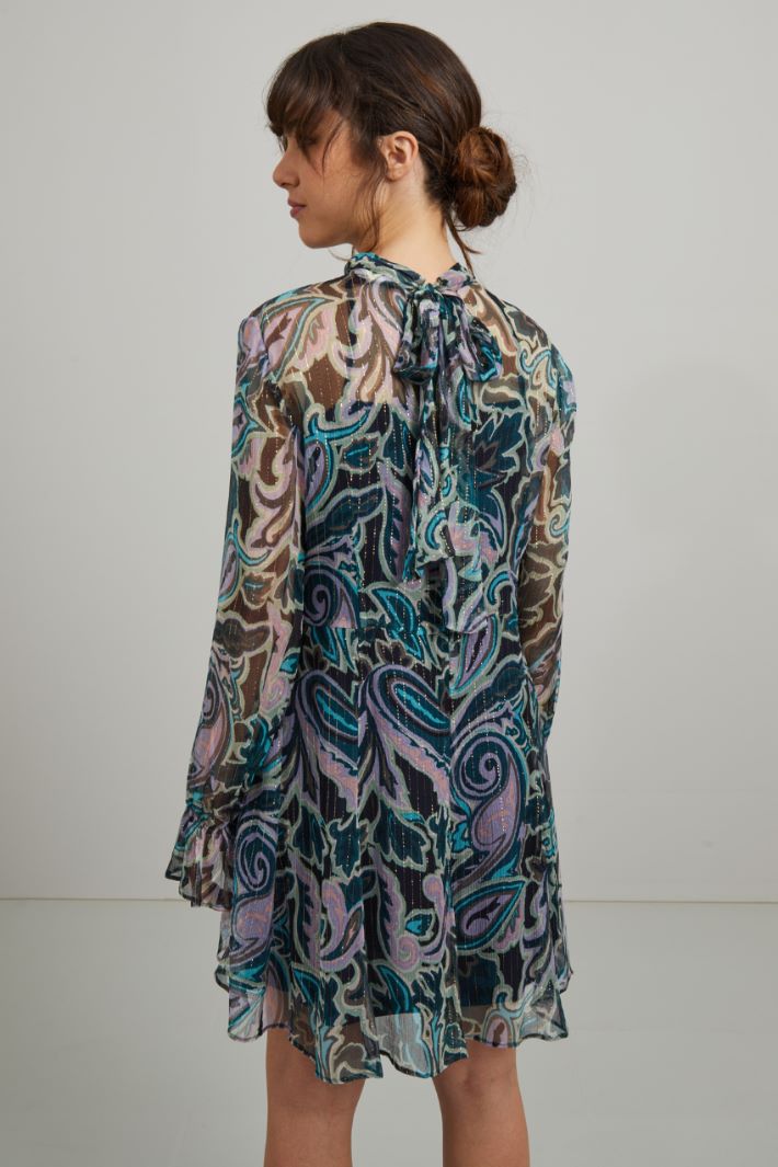 Abito corto in creponne Fashion Market Abito corto in creponne Fashion Market