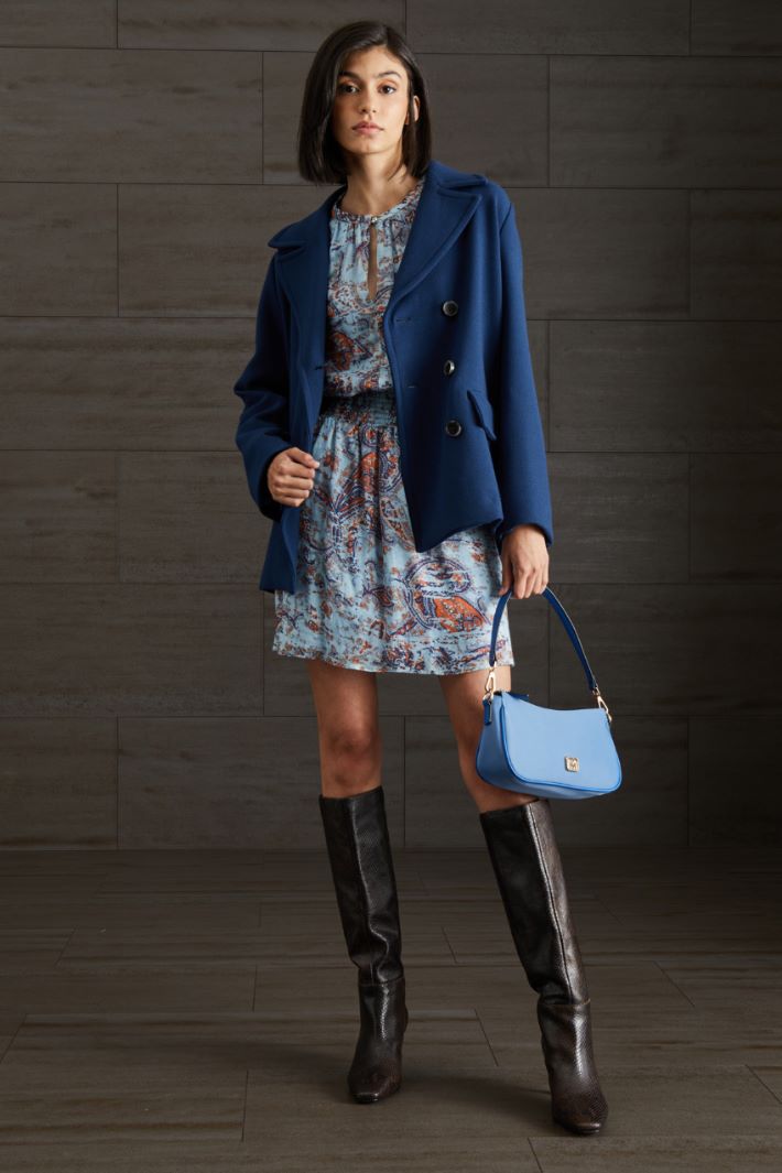 Abito in garza di viscosa Fashion Market Abito in garza di viscosa Fashion Market