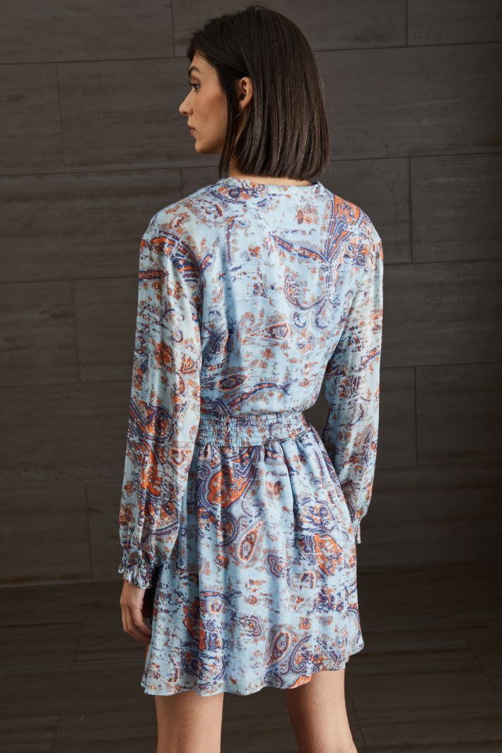 Abito in garza di viscosa Fashion Market Abito in garza di viscosa Fashion Market