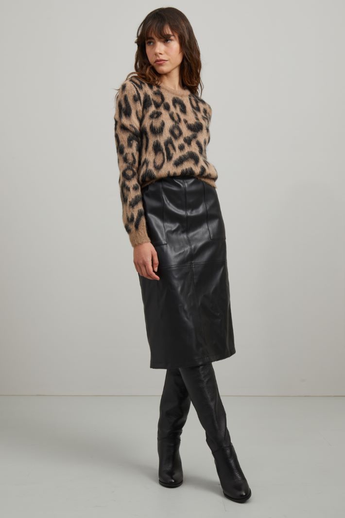 Maglia corta in mohair Fashion Market