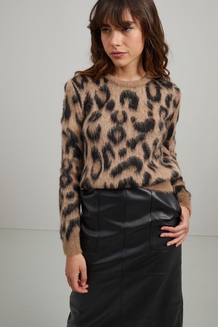 Maglia corta in mohair Fashion Market