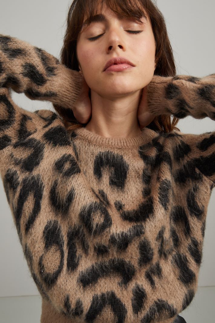 Maglia corta in mohair Fashion Market