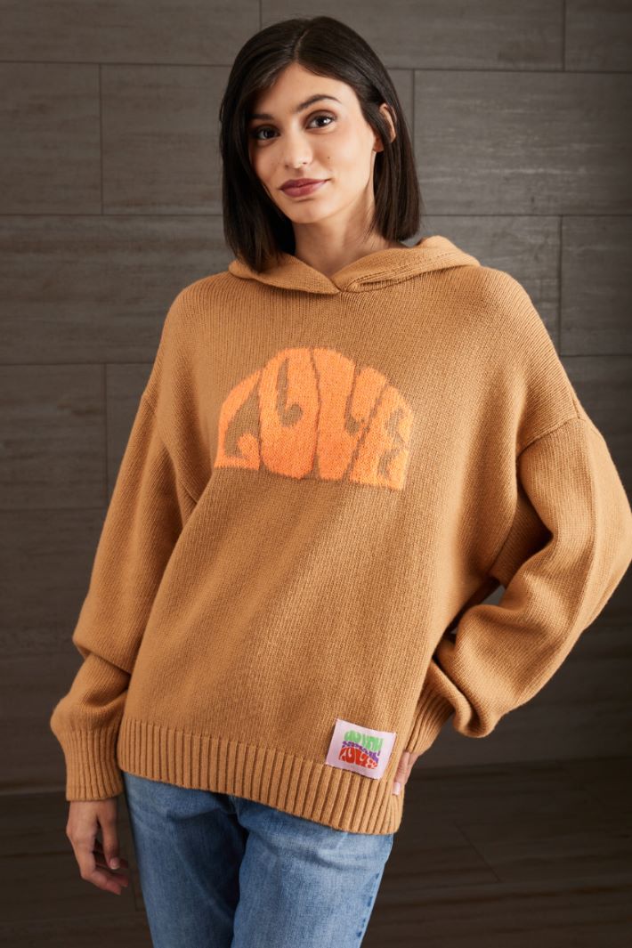 Maglia con cappuccio Fashion Market Maglia con cappuccio Fashion Market