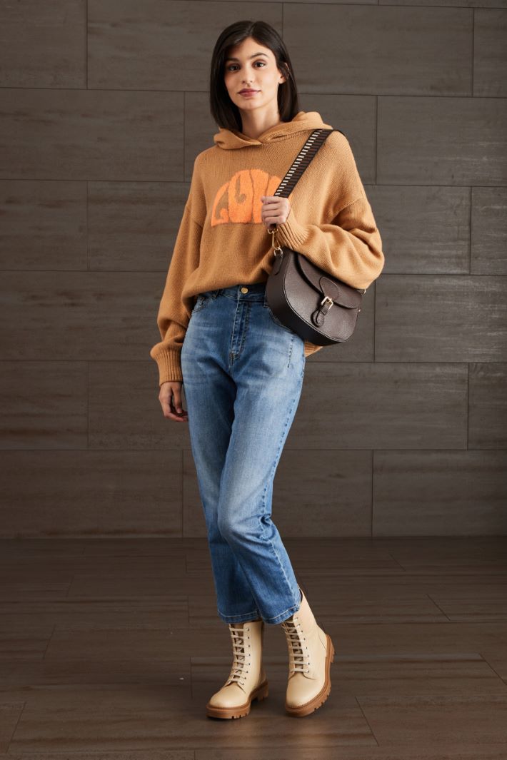 Maglia con cappuccio Fashion Market Maglia con cappuccio Fashion Market