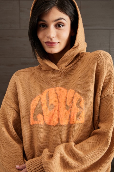 Maglia con cappuccio Fashion Market