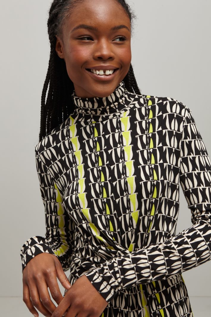 Abito in jersey stampato Fashion Market Abito in jersey stampato Fashion Market