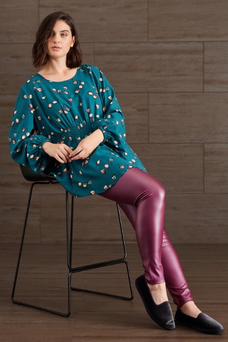 Leggings in jersey spalmato Fashion Market