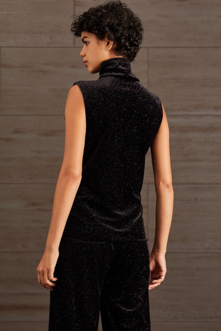 Top con strass Fashion Market Top con strass Fashion Market