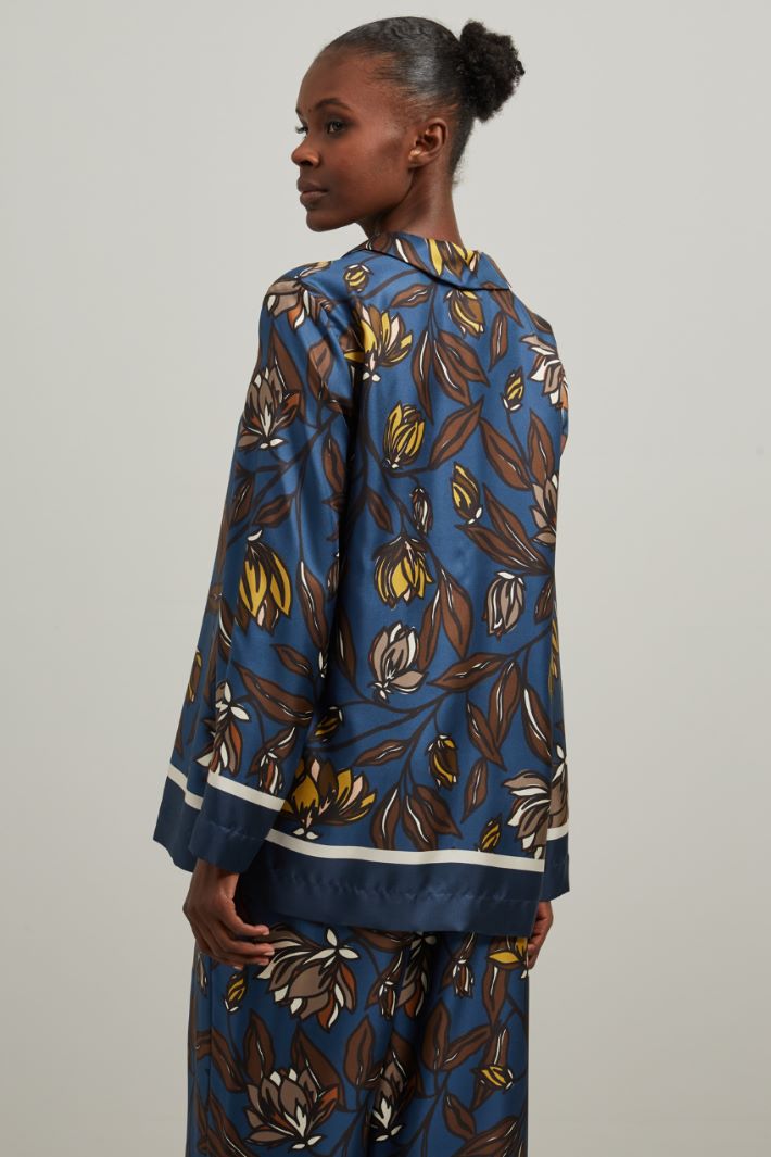 Camicia in twill di seta Fashion Market