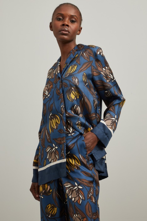 Camicia in twill di seta Fashion Market