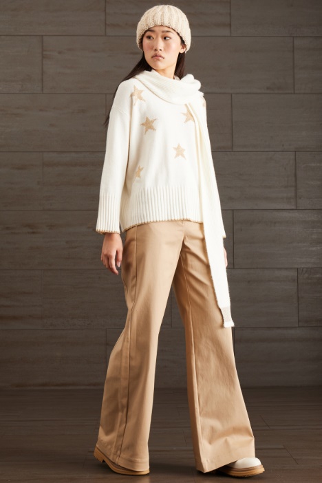 Pantaloni a palazzo in cotone Fashion Market