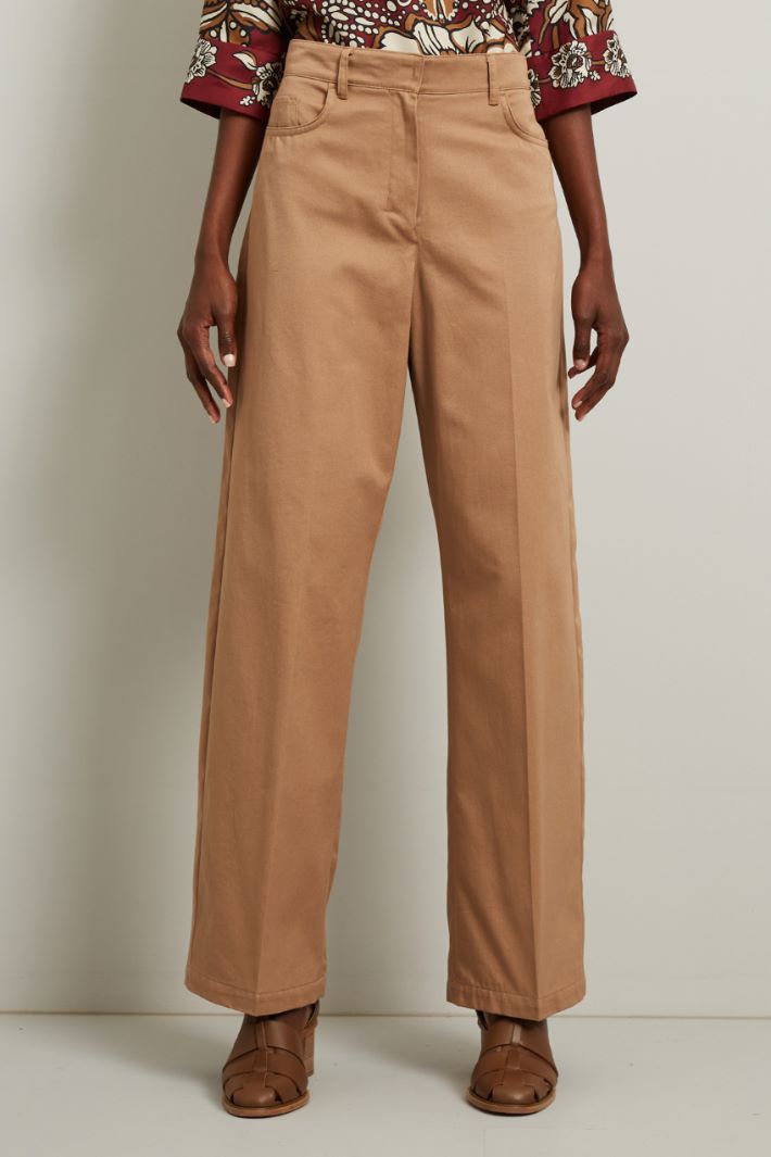 Pantaloni in gabardina  Fashion Market