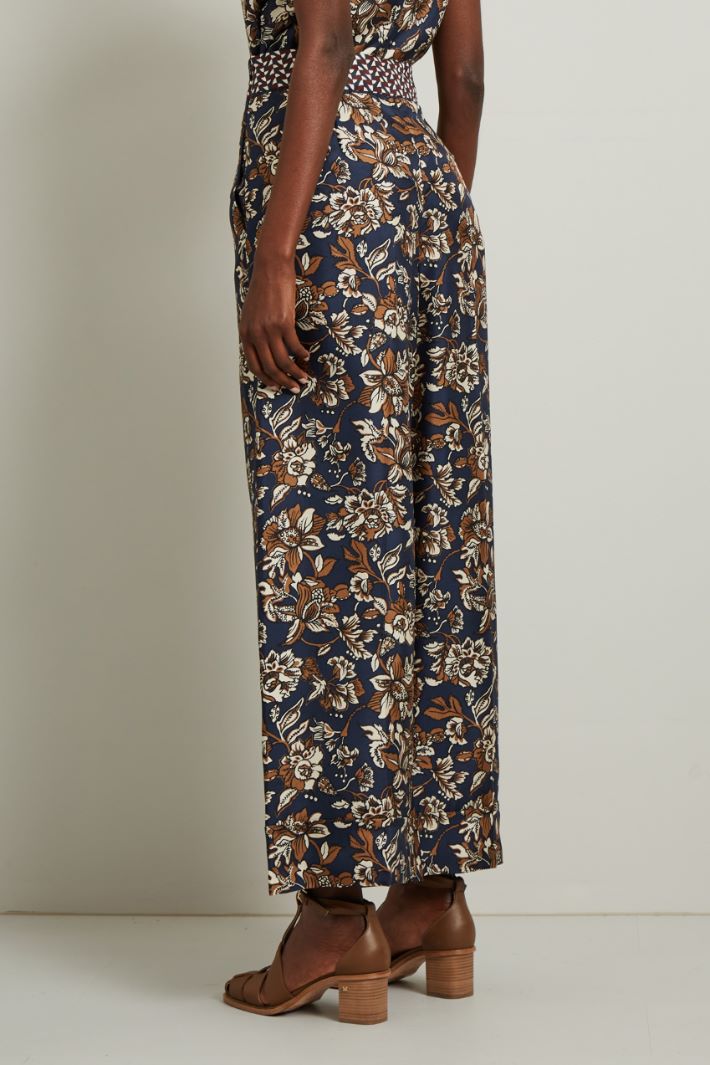 Pantaloni ampi in seta  Fashion Market