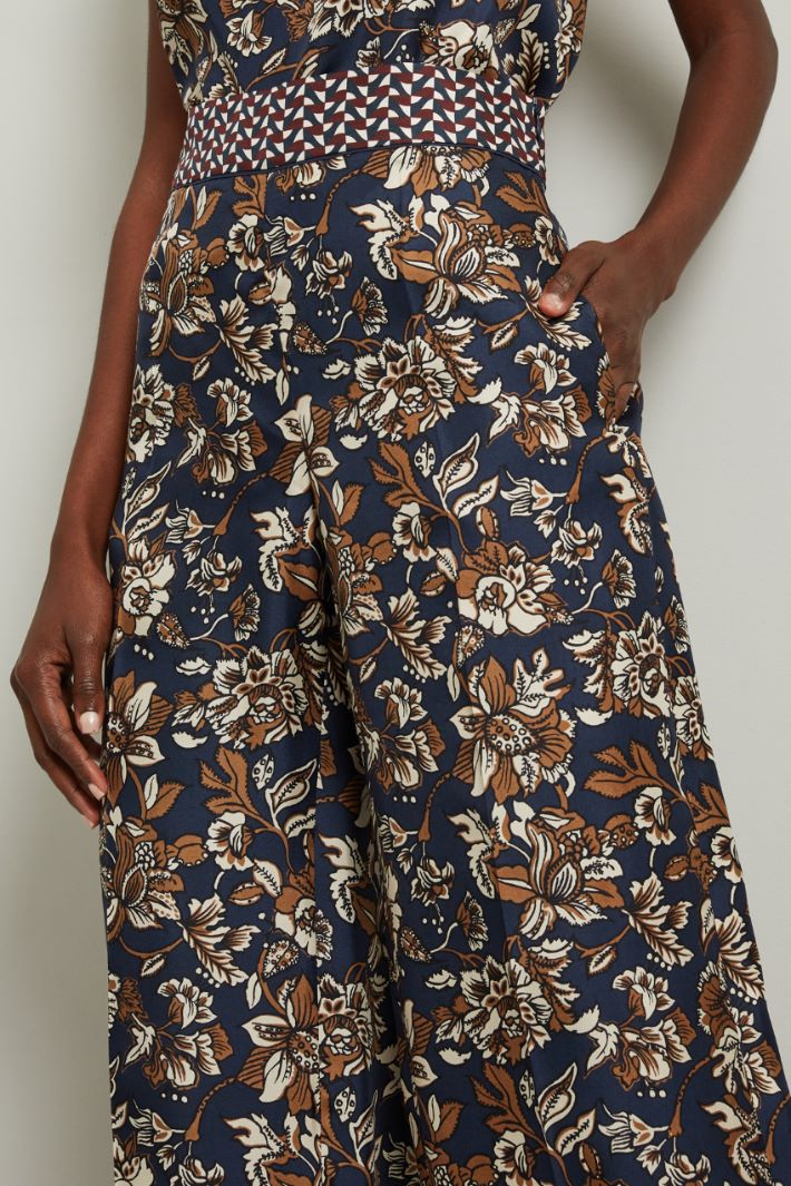 Pantaloni ampi in seta  Fashion Market