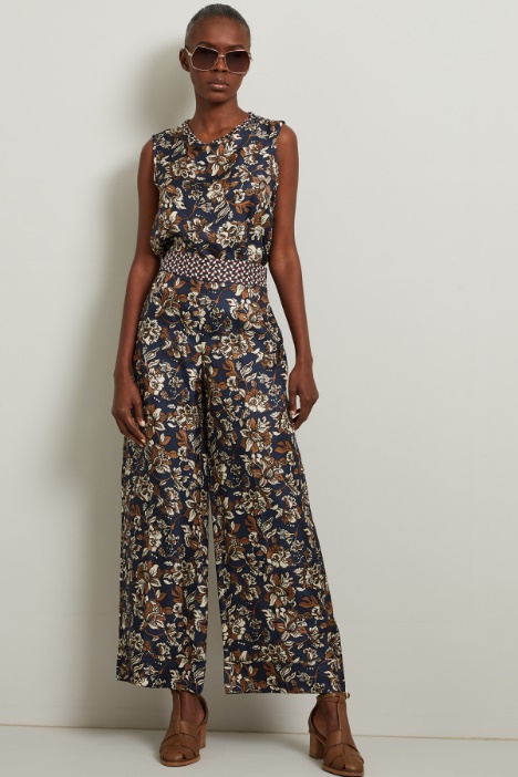 Pantaloni ampi in seta  Fashion Market