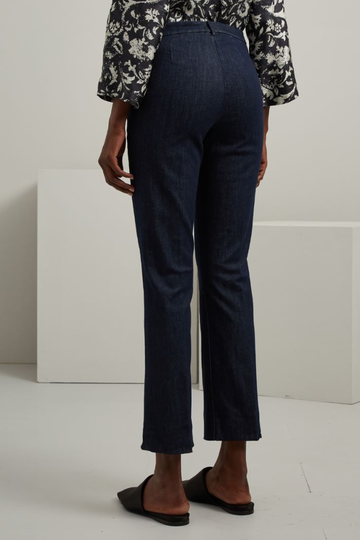 Pantaloni in denim di cotone Fashion Market Pantaloni in denim di cotone Fashion Market