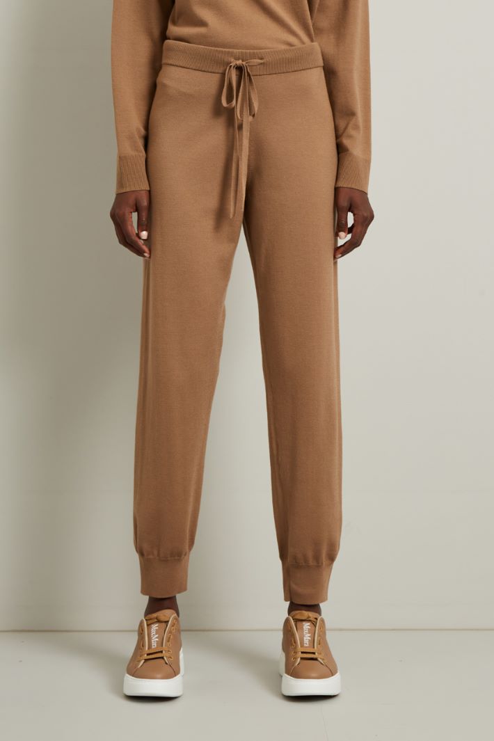 Pantaloni jogger in lana  Fashion Market