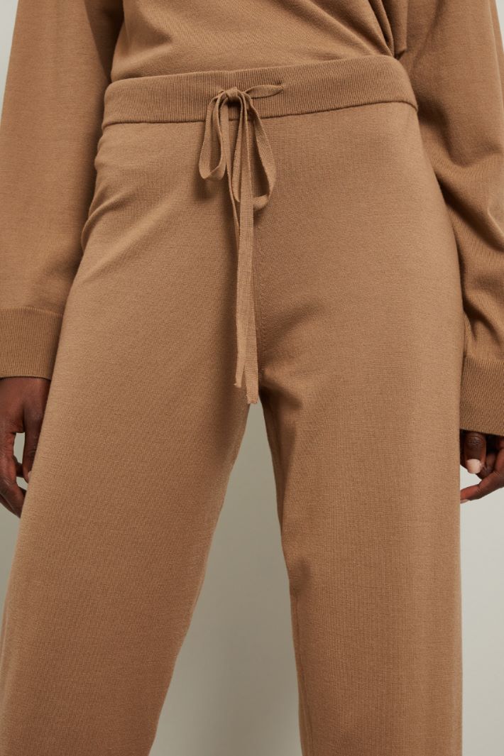 Pantaloni jogger in lana  Fashion Market