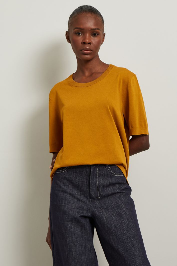 Maglia in cotone e viscosa Fashion Market