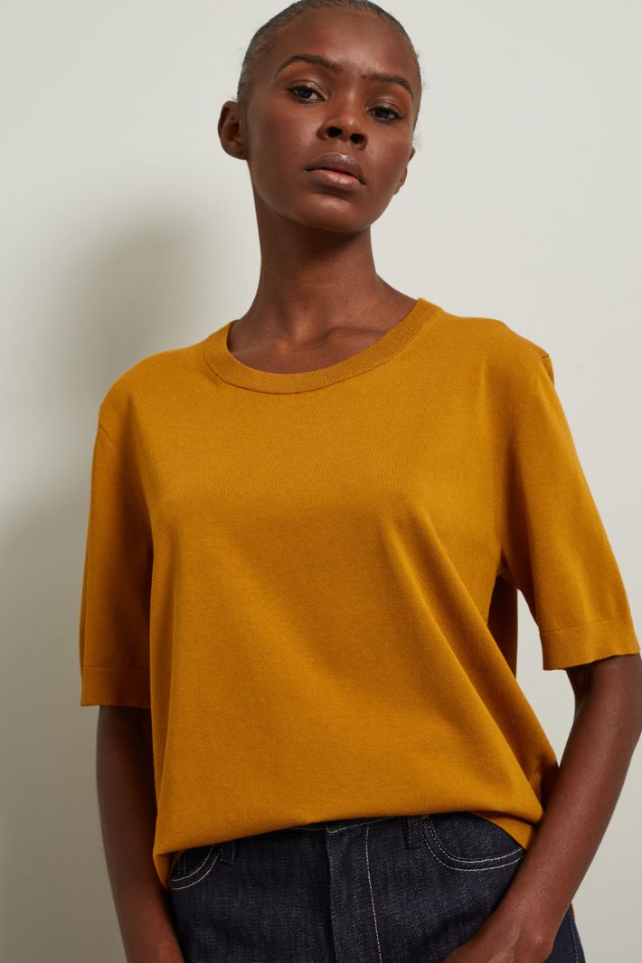 Maglia in cotone e viscosa Fashion Market