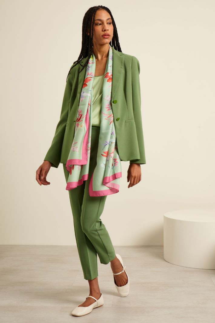 Blazer semiaderente in cady Fashion Market