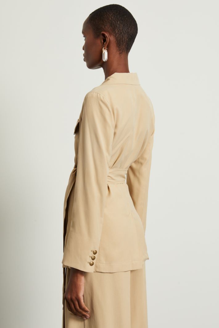 Giacca in seta lavata Fashion Market