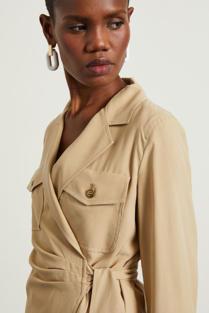 Giacca in seta lavata Fashion Market