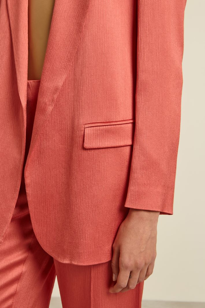 Blazer in raso Fashion Market