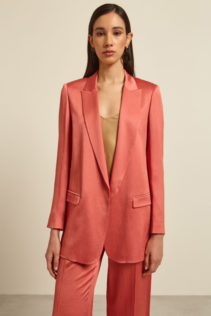 Blazer in raso Fashion Market