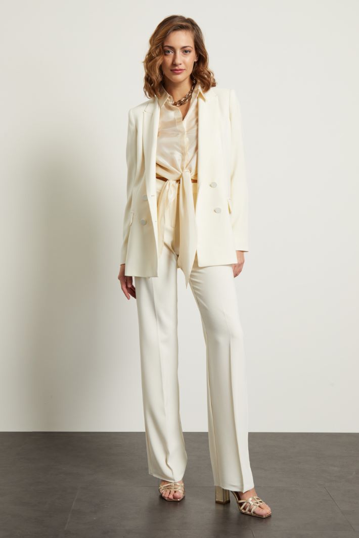 Blazer doppiopetto in cady Fashion Market