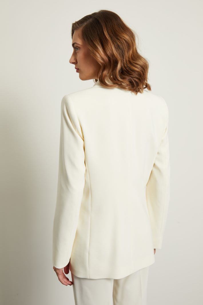 Blazer doppiopetto in cady Fashion Market