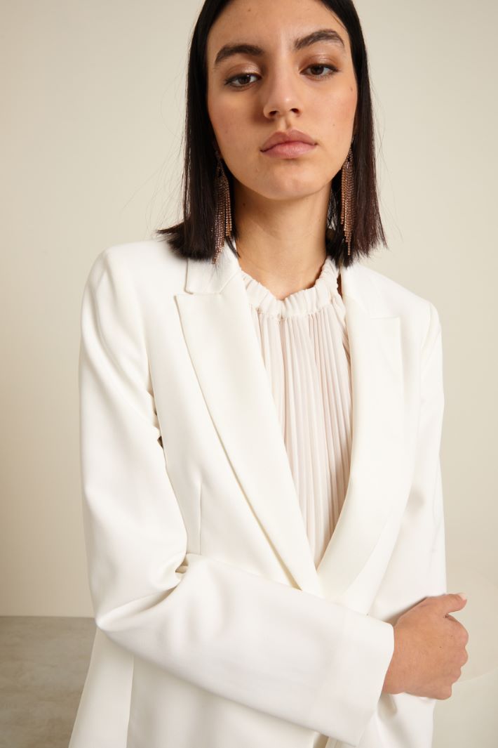 Blazer in enver satin Fashion Market