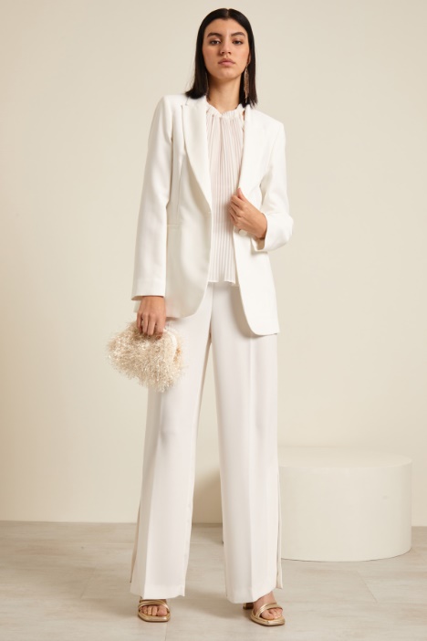 Blazer in enver satin Fashion Market