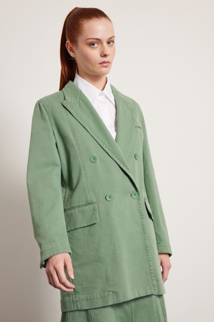 Doppiopetto in drill Fashion Market