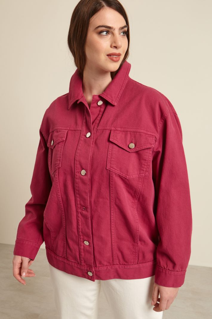 Giacca in bull di cotone Fashion Market