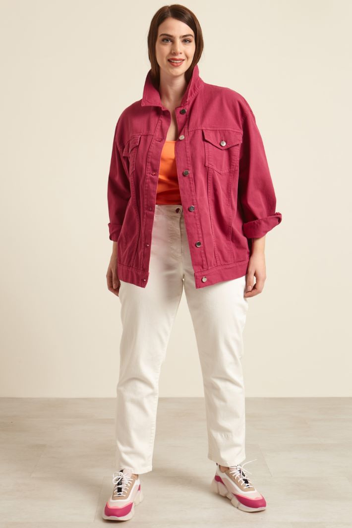 Giacca in bull di cotone Fashion Market