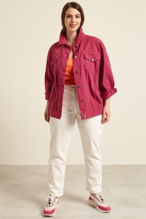 Giacca in bull di cotone Fashion Market