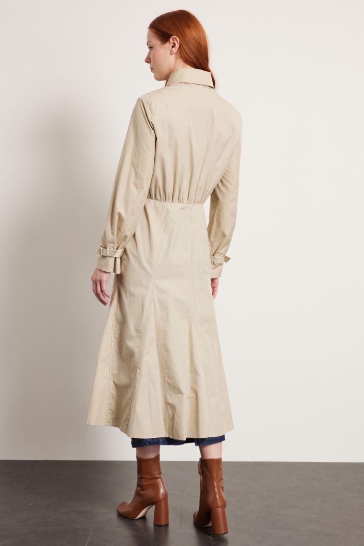 Trench doppiopetto in popeline Fashion Market
