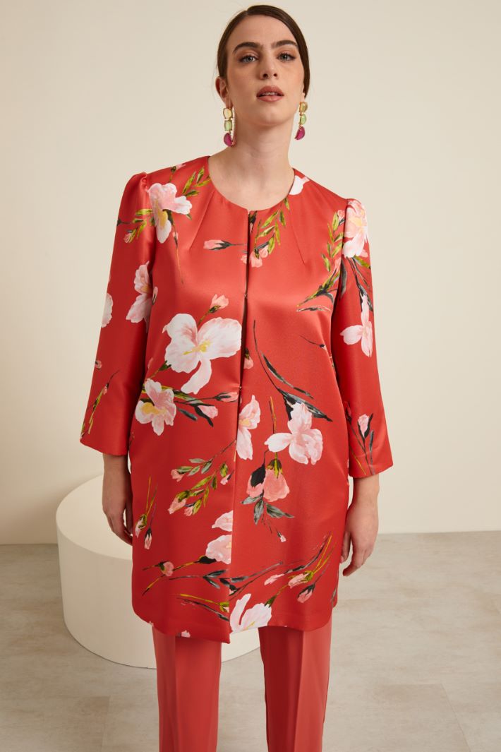 Soprabito in twill stampato Fashion Market Soprabito in twill stampato Fashion Market