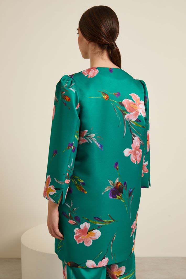 Soprabito in twill stampato Fashion Market Soprabito in twill stampato Fashion Market